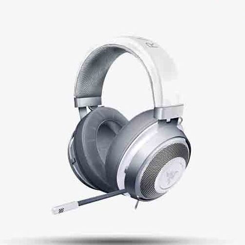 Gaming headset Razer Kraken Mercury White خرید هدست Razer Kraken | رنگ Mercury White