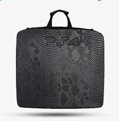 PS4 carrying case 01 خرید کیف ps4 طرح چرمی کروکودیلی رنگ بندی