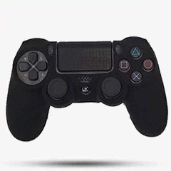 خرید روکش (ژله ای) طرح سیلیکونی مشکی دسته ps4