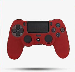 PS4 handle cover 93 خرید روکش (ژله ای) طرح سیلیکونی قرمز دسته ps4