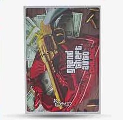PS5 console label 7 اسکین (برچسب) ps5 طرح GTA تفنگ