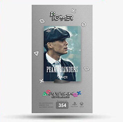 ps5 console label 43 اسکین (برچسب) ps5 طرح Peaky Blinders